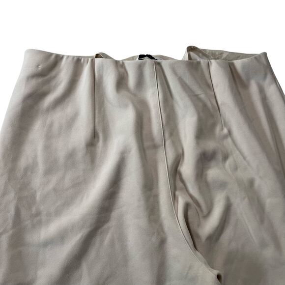 Abercrombie Beige Stretch Waist Pull On Trouser Sz XL Tall Office Work Career - Picture 5 of 11